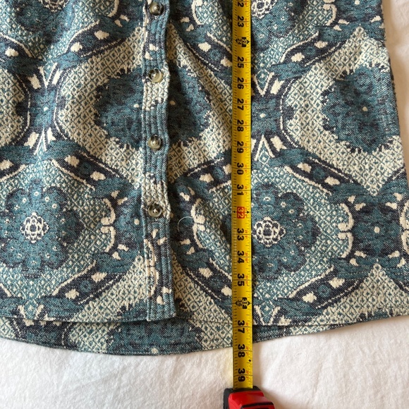 we the free brick lane jacquard maxi shirt jacket - Picture 9 of 10